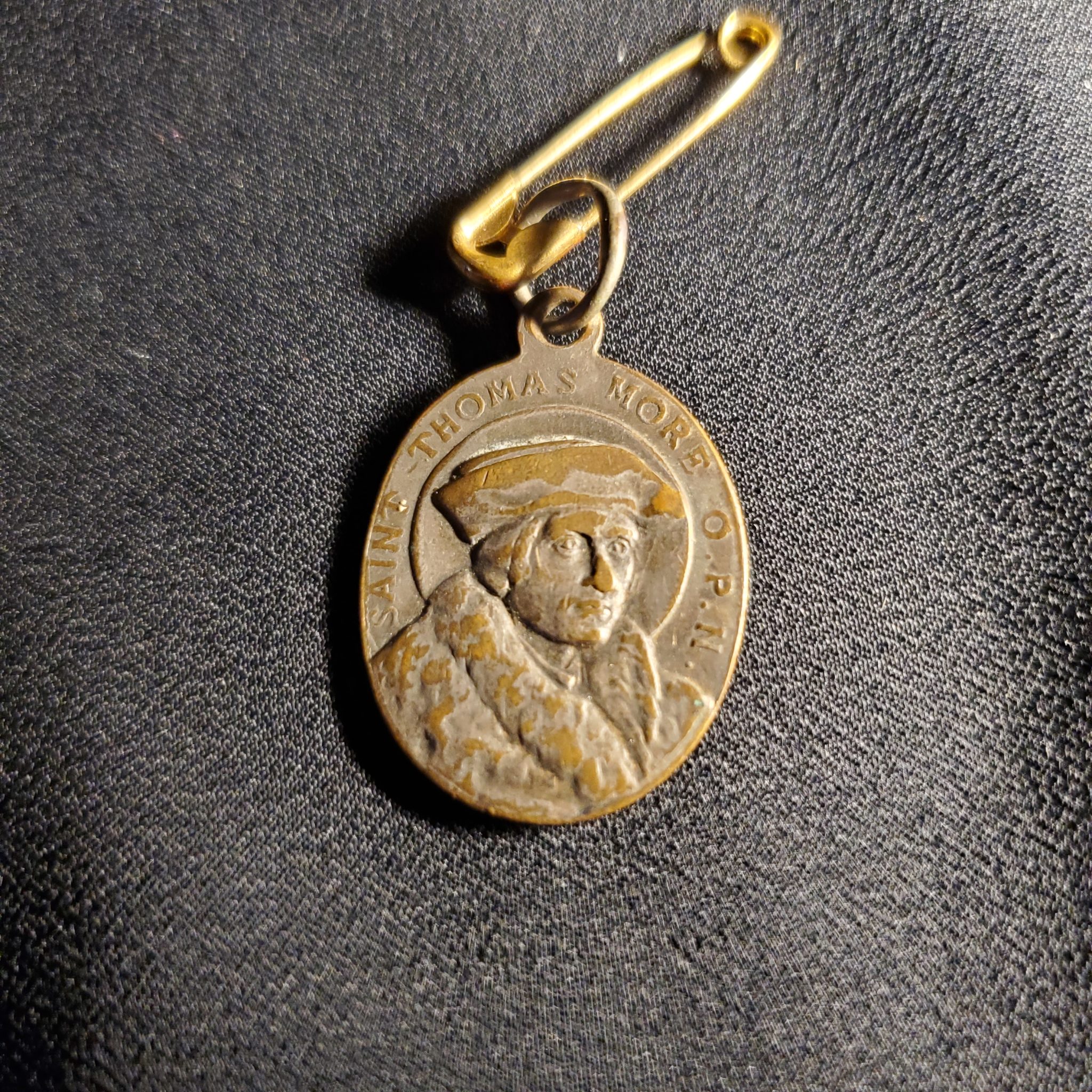 St Benedict Ora et Labora Medal - Patron Against Temptation and Evil -  Sterling Silver Antique Replica - Rosa Mystica Medals