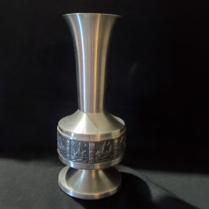 Mid century pewter vase, Selandia, Norway
