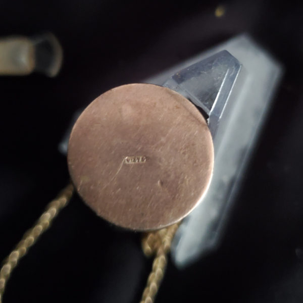Antique Perfume dabber bottle on chain - Image 3