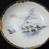 Pair of Japanese porcelain bowls hand painted with herons Nichi hon Nippon 1920s - Image 2