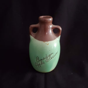 1960s Apple Blossom perfume miniature jug fragrance jar, mid century