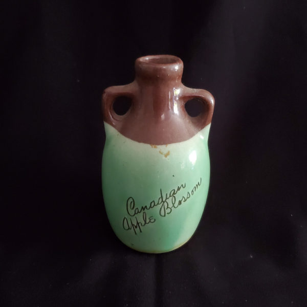 1960s Apple Blossom perfume miniature jug fragrance jar, mid century