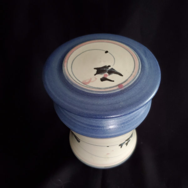 Pottery covered jar - Image 2