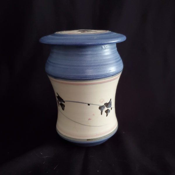 Pottery covered jar