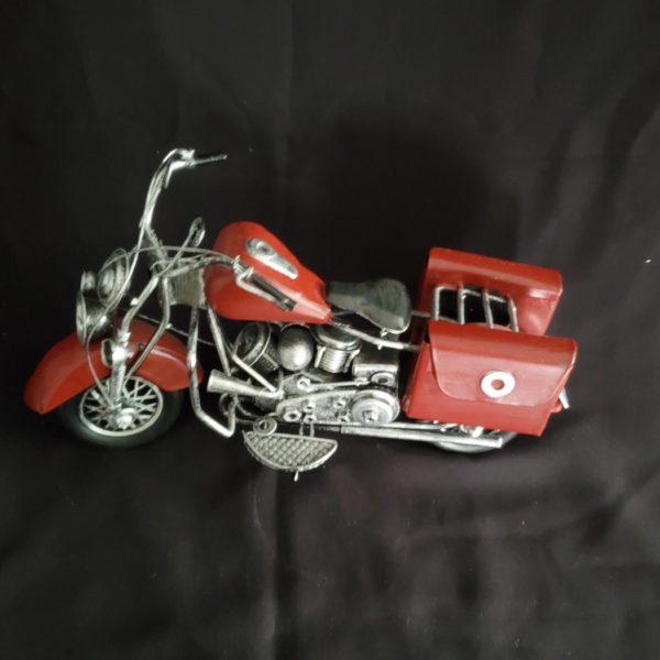 Motorcycle model sculpture, metal - Image 2