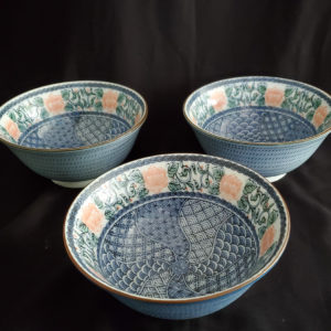 Mid century bowls by Juzan Gama, Japan