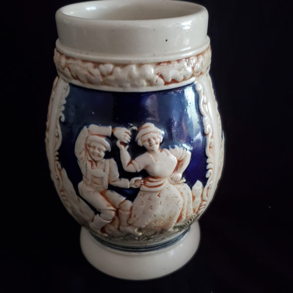 Antique German stein cobalt number 1089 - Image 2