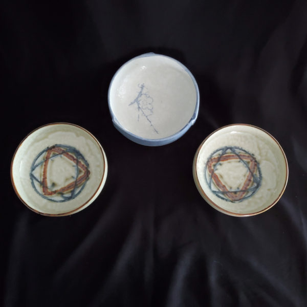 Pottery studio art bowls Japan