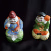 Five vintage Chinese hand-painted, signed Immortals - Image 4