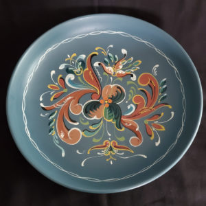 Norway wood bowl, rosemaling Husfliden, Oslo