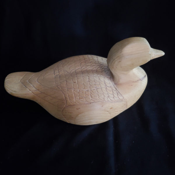 Duck decoy wood carving vintage - Image 3