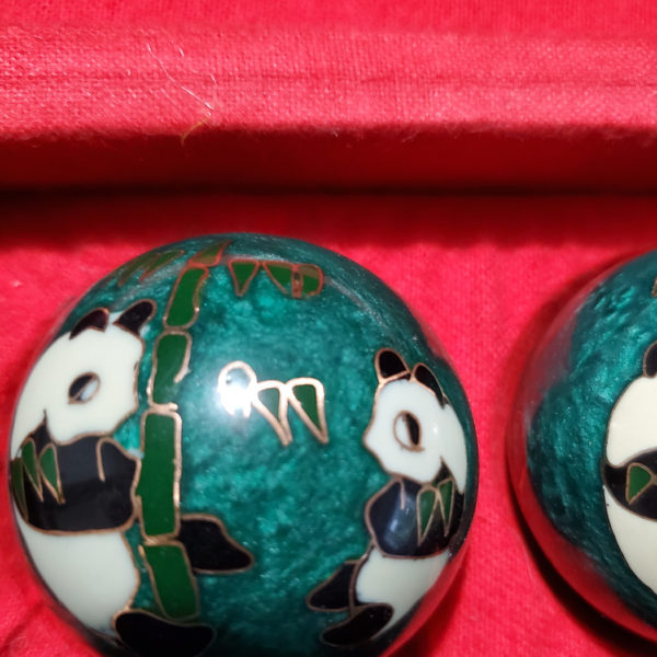 Healthy ball cloisonné pandas Baoding balls - Image 3