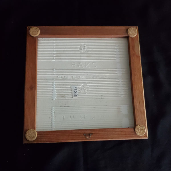 Trivet painted tile signed by artist, Friis, Denmark - Image 3