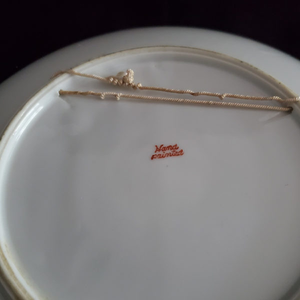 Japanese hand painted plate, Nippon, Japan 1920s-1930s - Image 3